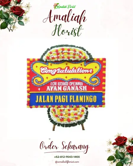 Sewa Papan Bunga Pungging